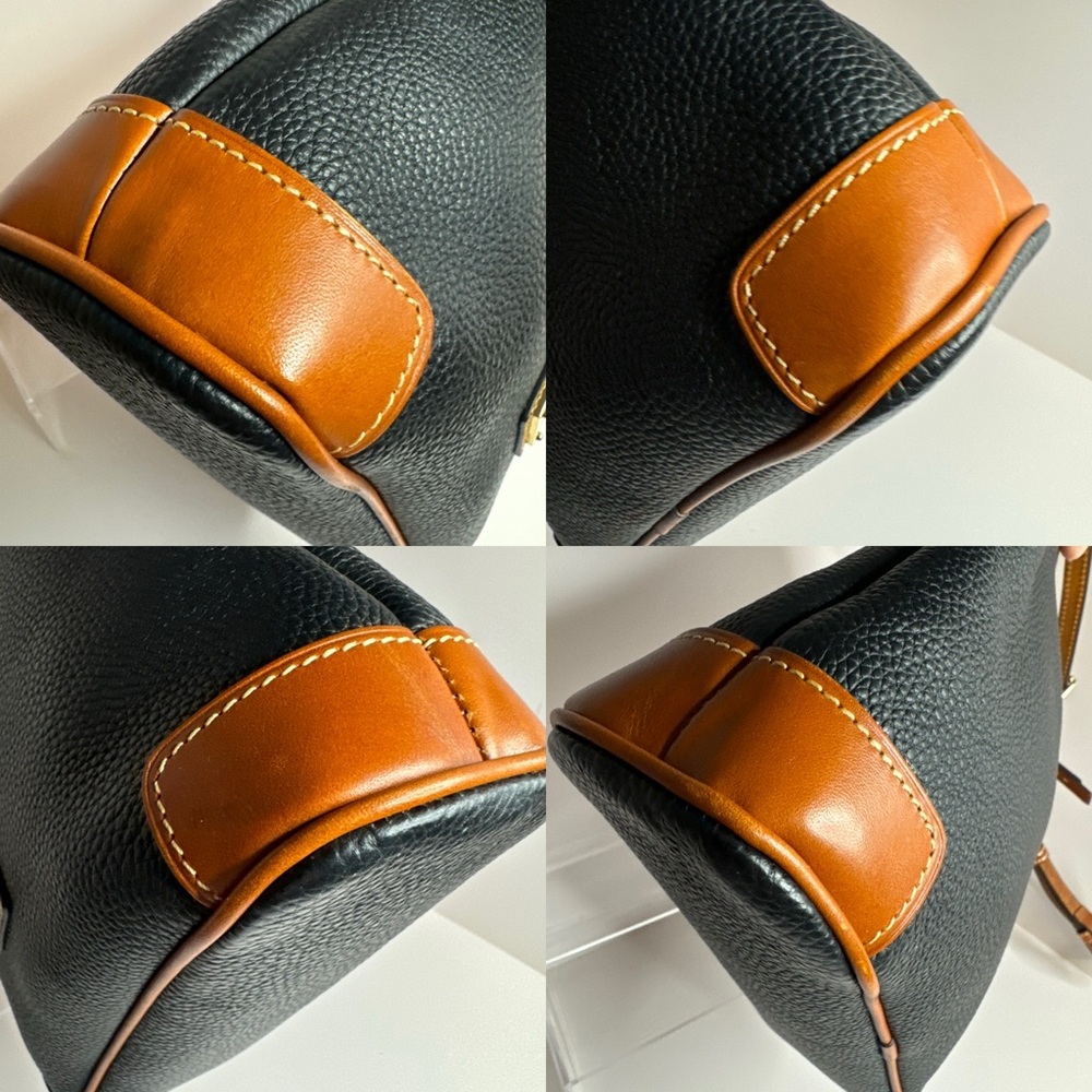 Dooney & Bourke Black and Tan Crossbody Bag - Picture 15 of 15